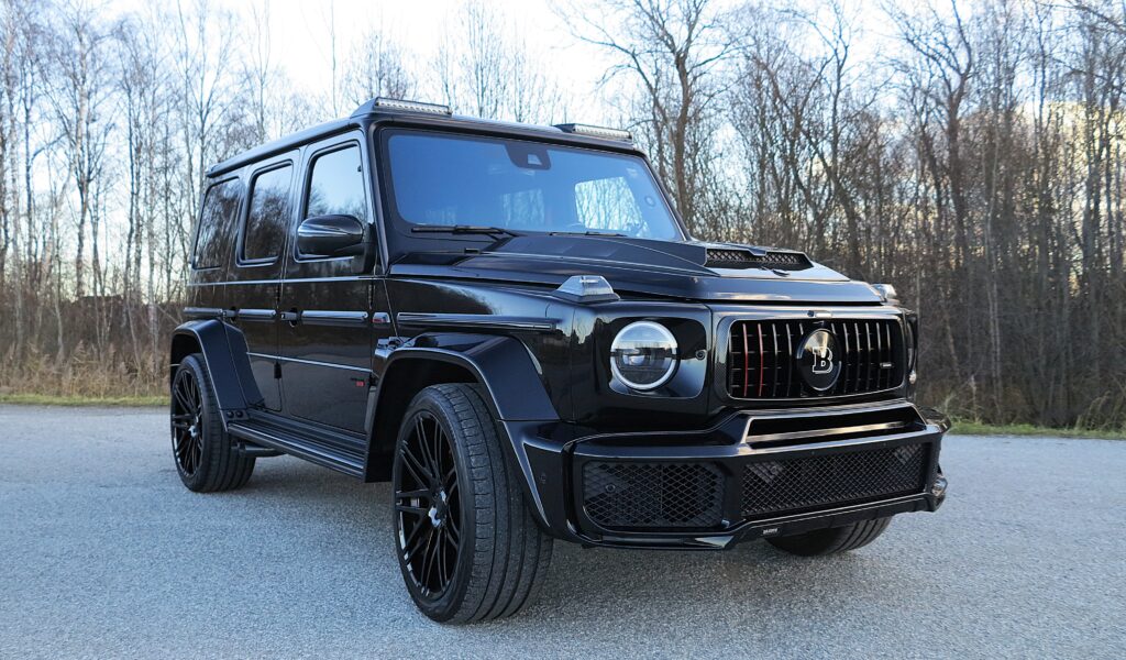 Mercedes G63 Brabus kogu kere läikiv PPF värvikaitsekile, auto detailne kaitse