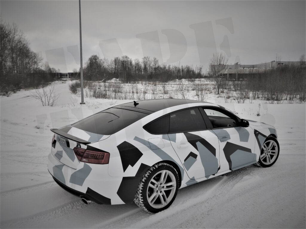 Audi A5 Sportback – arctic camo