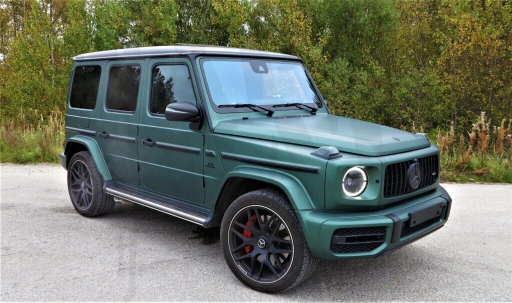 Mercedes G-klass – matt roheline fullwrap